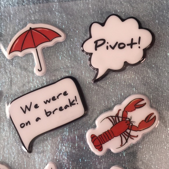 3/$15 12pc Friends x Makeup Revolution Puffy Sticker Set - Picture 3 of 7